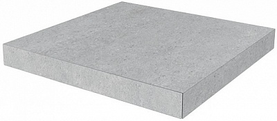 Kerama marazzi DL500700R\GCA Ступень угловая клееная Фондамента пепельный светлый 33х33