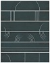 Kerama marazzi Панно Мажорель зелёный тёмный глянцевый (из 6 частей 6х28,5) 36x28,5x1