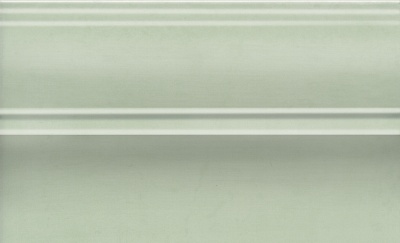 Kerama marazzi Плинтус Левада зеленый светлый глянцевый 25x15x1,5