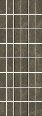 Kerama marazzi MM15139 Декор Лирия коричневый мозаичный 15х40