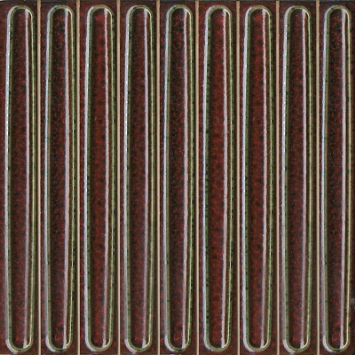 Kerama marazzi Декор чипсет Далия красный тёмный глянцевый 20x20x0,95