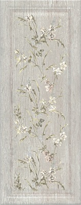 Kerama marazzi 7189 Плитка Кантри Шик серый панель декорированный 20х50