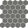 Kerama marazzi Мозаика Агуста серый натуральный 29,7x29,8x0,69 из 30 частей (5,2х6)