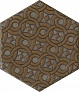 Kerama marazzi Декор Гроссето коричневый 20x23,1x0,7