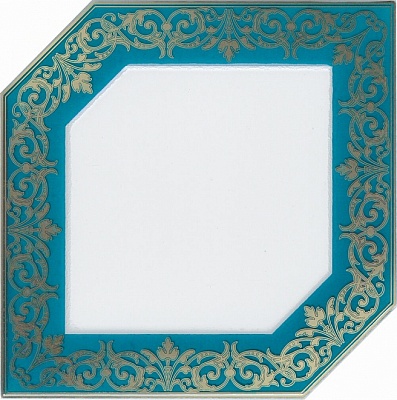 Kerama marazzi HGD\C250\18000 Декор Клемансо бирюзовый 15х15