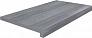 Kerama marazzi DL600400R20\GLF Ступень клеёная тип L Роверелла серый 34х60