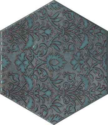 Kerama marazzi Декор Гроссето синий 20x23,1x0,7