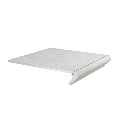 Kerama marazzi Ступень фронтальная Коллиано серый светлый матовый 30x30x0,8