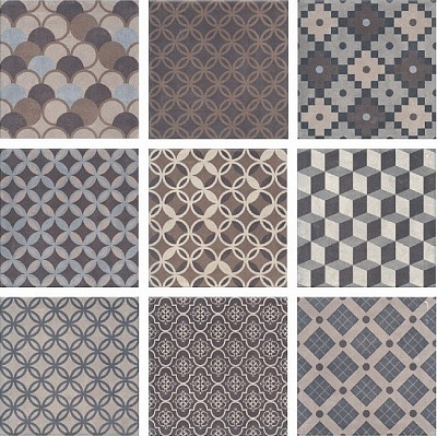 Kerama marazzi 1577T N Плитка Карнаби-стрит орнамент 20х20