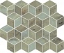 Kerama marazzi T017\14025 Декор Джардини зелёный мозаичный 37,5х45