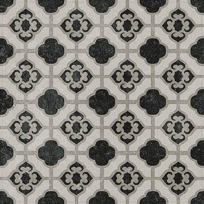 Kerama marazzi VT\A296\SG1544N Декор Фреджио 3 чёрно-белый 20х20