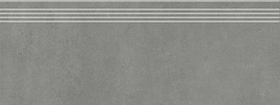 Kerama marazzi Ступень Про Догана серый тёмный матовый обрезной 30x80x0,9