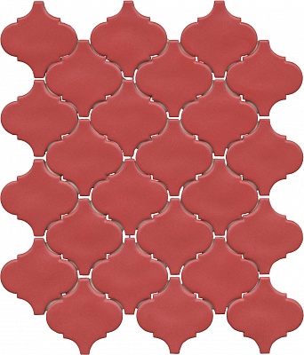 Kerama marazzi Керамогранит Арабески Марокко красный матовый 26x30x0,7