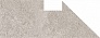 Kerama marazzi DD2003\BSL\DV Плинтус вертикальный правый Про Стоун серый светлый 9,5х24,3