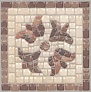 Kerama marazzi HGD\A240\SG1544L Вставка Пантеон лаппатированный 9,9х9,6