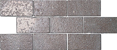 Kerama marazzi BR014 Бордюр Эльсинор тёмный мозаичный 14,7х34,5