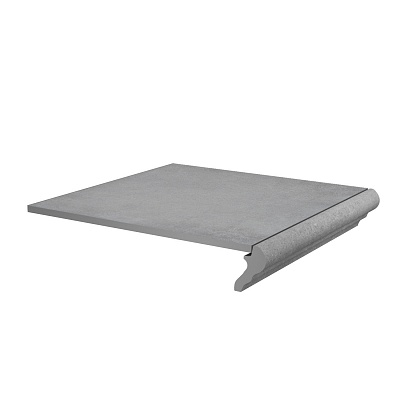 Kerama marazzi Ступень фронтальная Коллиано серый матовый 30x30x0,8