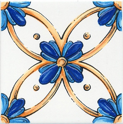 Kerama marazzi STG\A488\1146 Вставка Капри майолика 9,9х9,9