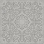 Kerama marazzi Декор Риальто 2 серый матовый обрезной 80x80x0,9