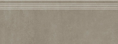Kerama marazzi Ступень Про Догана бежевый тёмный матовый обрезной 30x80x0,9