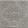 Kerama marazzi Декор Фес серый глянцевый 15x15x0,77