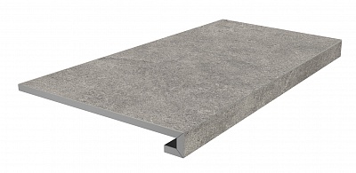 Kerama marazzi Ступень фронтальная клееная Портленд серый матовый обрезной 33x80x0,9
