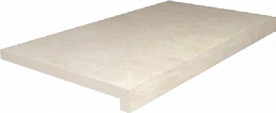Kerama marazzi DL600300R20\GLF Ступень клеёная тип L Роверелла бежевый 34х60