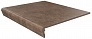 Kerama marazzi SG115700R\GR Ступень фронтальная Фаральони коричневый 42х34