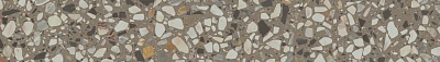 Kerama marazzi Плинтус Бричиола серый матовый обрезной 60x9,5x0,9