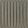 Kerama marazzi Декор чипсет Далия бирюзовый тёмный глянцевый 20x20x0,95