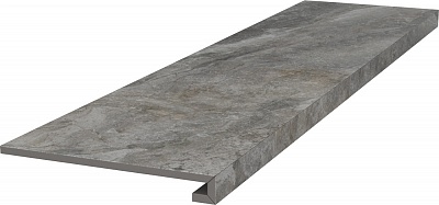 Kerama marazzi Ступень клееная Гриджио серый обрезной 33x119,5x0,9