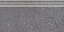 Kerama marazzi Ступень Про Лаймстоун серый темный натуральный обрезной 30x60x0,9