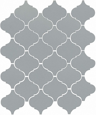 Kerama marazzi 65012 Плитка Арабески глянцевый серый 26х30