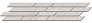 Kerama marazzi SG144\003 Бордюр Гренель серый светлый мозаичный 9,8х46,5