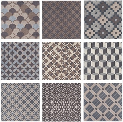 Kerama marazzi 1577T Плитка Карнаби-стрит орнамент 20х20