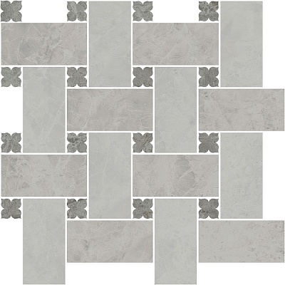 Kerama marazzi Декор Риальто 1 наборный матовый 43,5x43,5x0,9