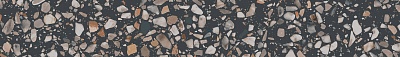 Kerama marazzi Плинтус Бричиола чёрный матовый обрезной 60x9,5x0,9