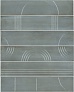Kerama marazzi Панно Мажорель голубой глянцевый (из 6 частей 6х28,5) 36x28,5x1