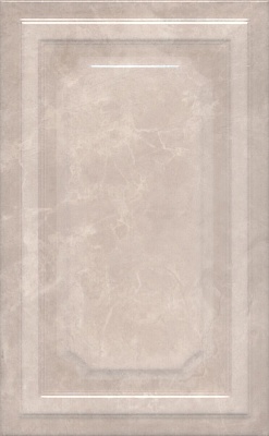 Kerama marazzi 6353 Плитка Гран Пале беж панель 25х40