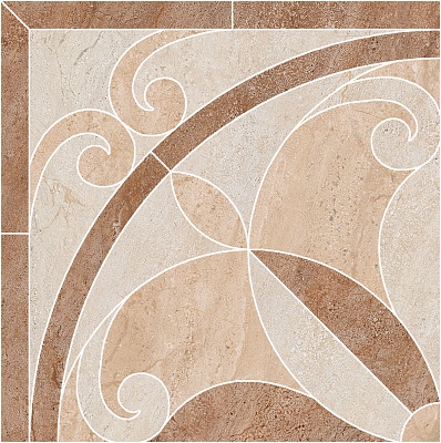 Kerama marazzi ID47 Декор Монтаньоне 1/4 розона наборный 42х42