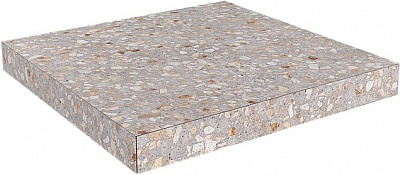 Kerama marazzi SG632000R\GCA Ступень угловая клееная Терраццо беж 33х33