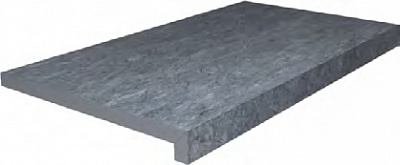 Kerama marazzi DL600600R20\GLF Ступень клеёная тип L Роверелла серый тёмный 34х60