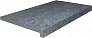 Kerama marazzi DL600600R20\GLF Ступень клеёная тип L Роверелла серый тёмный 34х60