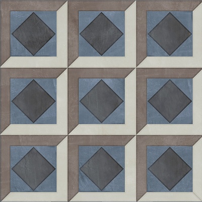 Kerama marazzi Декор Чементо 5 матовый 20x20x0,69