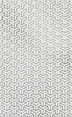 Kerama marazzi HGD\A371\6397 Декор Ломбардиа белый 25х40