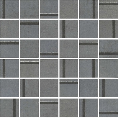 Kerama marazzi Декор Гварди 1 мозаичный синий матовый обрезной 30x30x0,9 из 36 частей 4,8х4,8