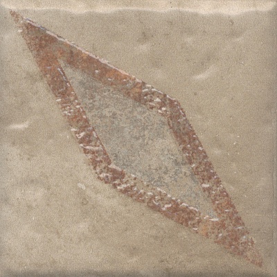 Kerama marazzi Декор Спартель 2 бежевый матовый 9,8x9,8x0,7