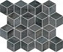 Kerama marazzi T017\14024 Декор Джардини серый тёмный мозаичный 37,5х45