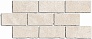 Kerama marazzi BR022 Бордюр Роверелла беж светлый мозаичный 14,7х34,5