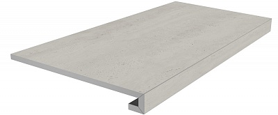 Kerama marazzi Ступень клеёная Сан-Марко серый светлый матовый 33x80x0,9
